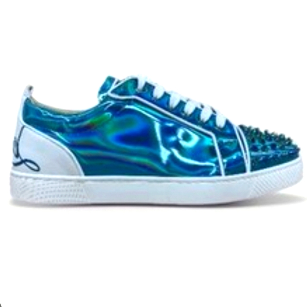Christian Louboutin Fun Louis Junior Flat Men Sneakers Size 44.5 NEW